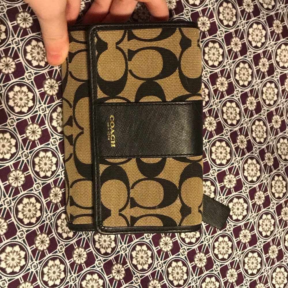 coach bag (has hooks for strap)